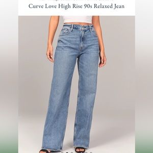 Abercrombie & Fitch 90s relaxed jean high rise
